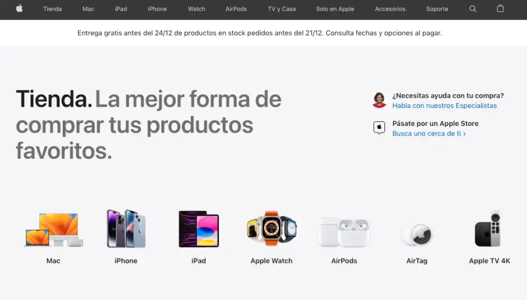 Web d'Apple.com
