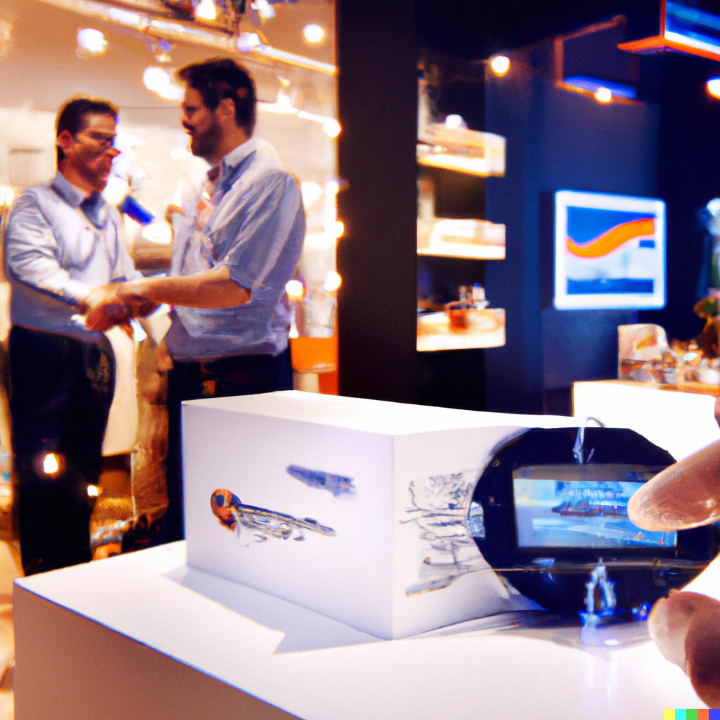 el futuro de los gestores del punto de venta interacción entre un gestor del punto de venta y un cliente en una tienda física