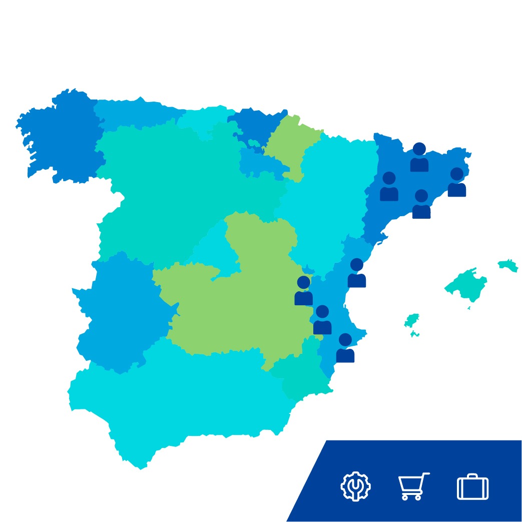 Mapa fuerza de ventas