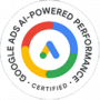 Logo Google Ads AI Poewered